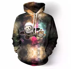 3D personalized sublimation custom logo Full printed hoodies