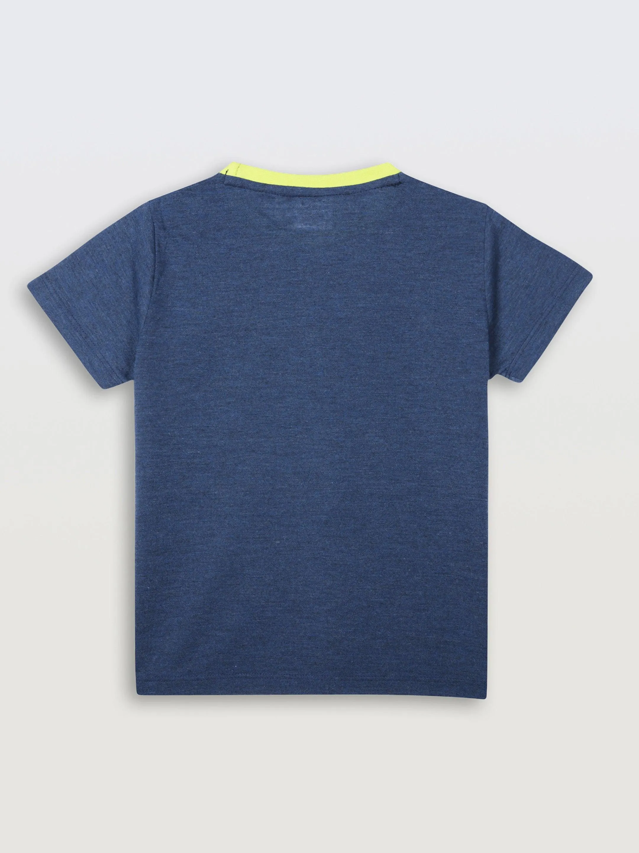 AMSTERDAM NAVY BLUE SHORT SLEEVE BOYS T-SHIRT - NAVY