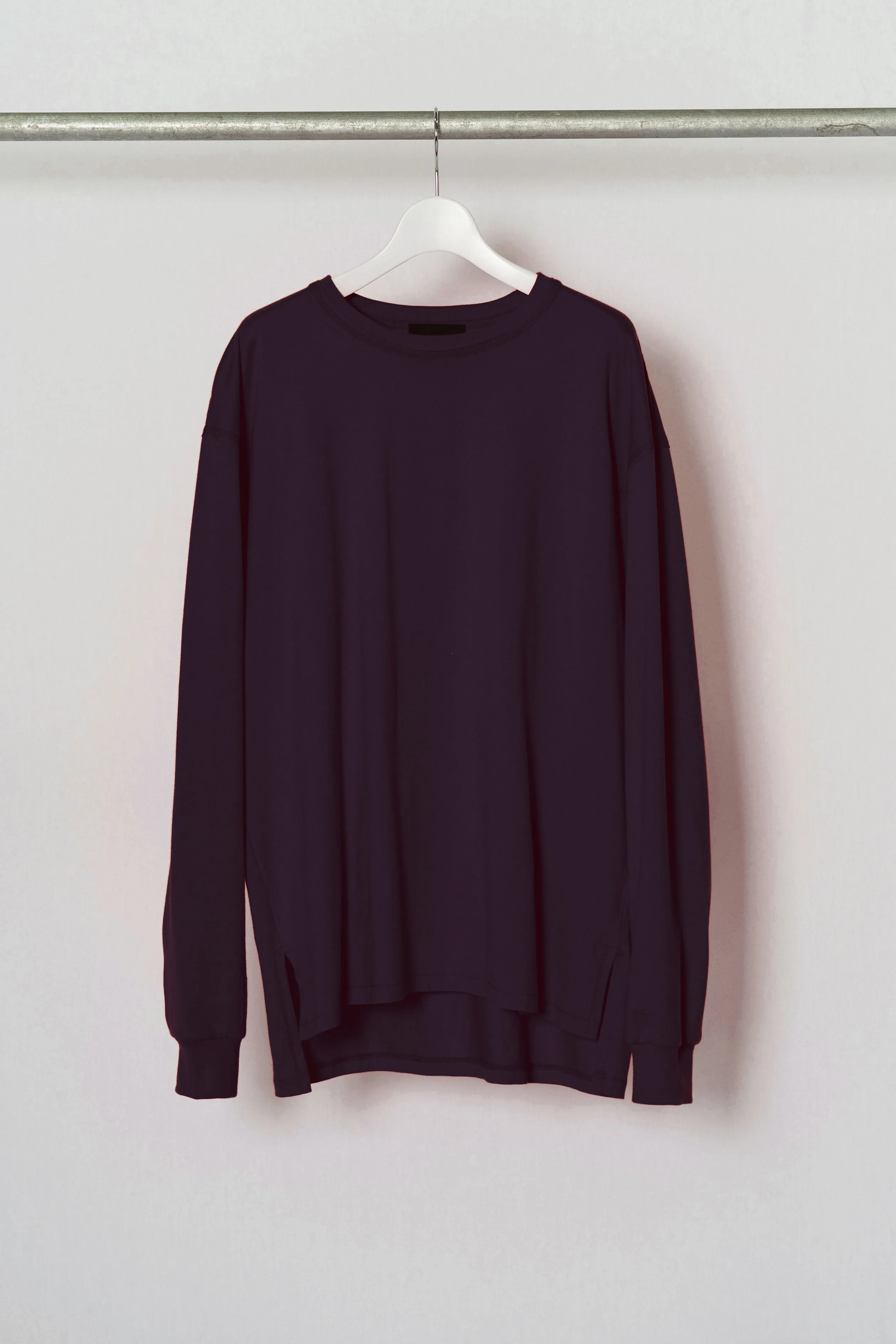 BASIC PLAIN L/S T-SHIRT