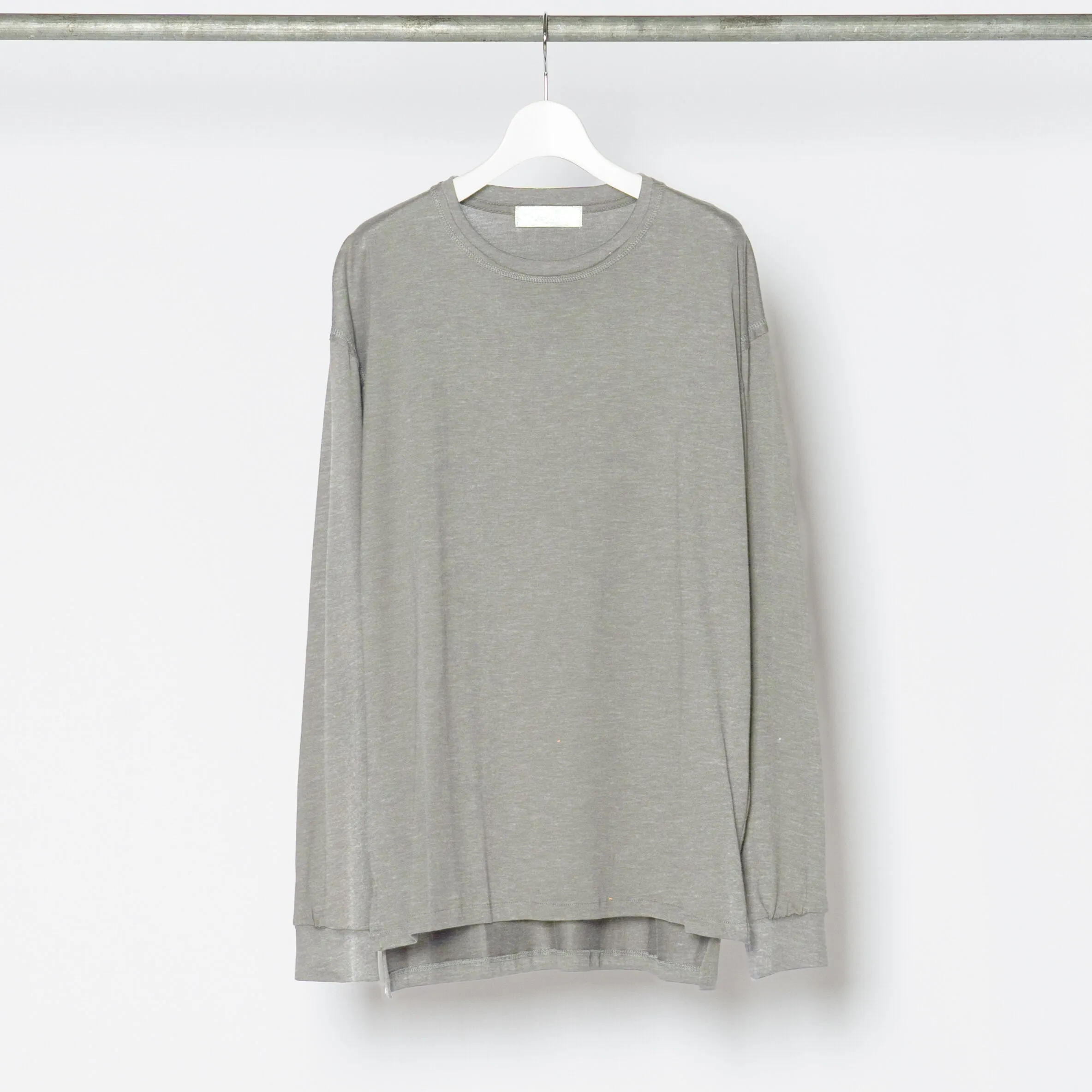 BASIC PLAIN L/S T-SHIRT