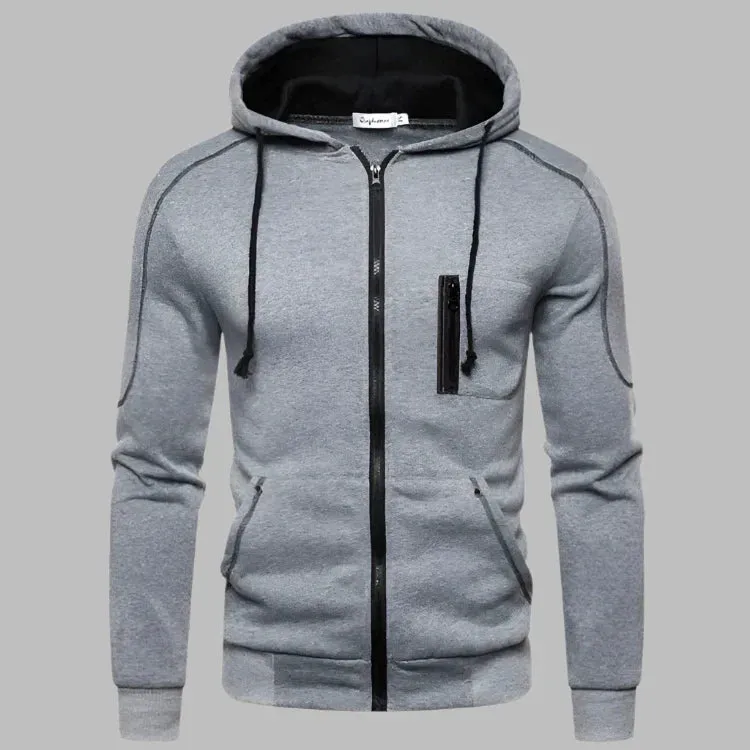 Ben Warm Kapuzenjacke | Warmer Herren Hoodie mit Reißverschluss für den Winter