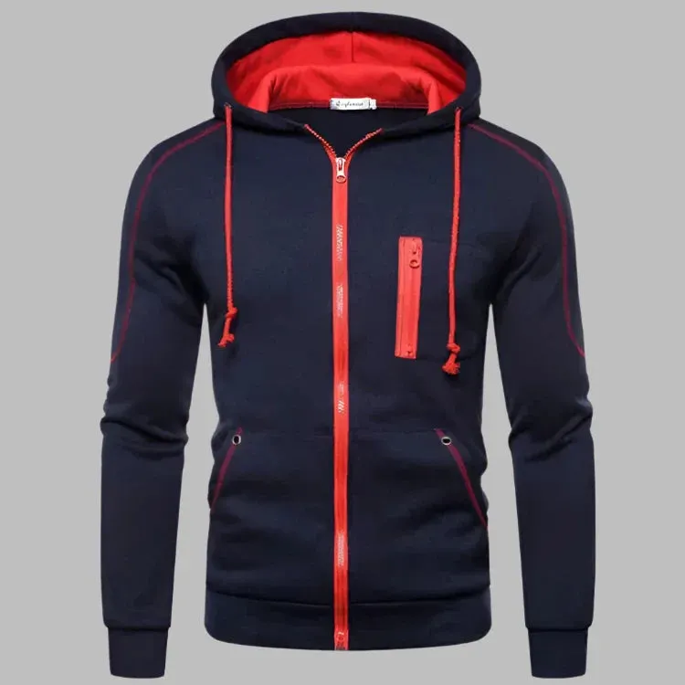 Ben Warm Kapuzenjacke | Warmer Herren Hoodie mit Reißverschluss für den Winter