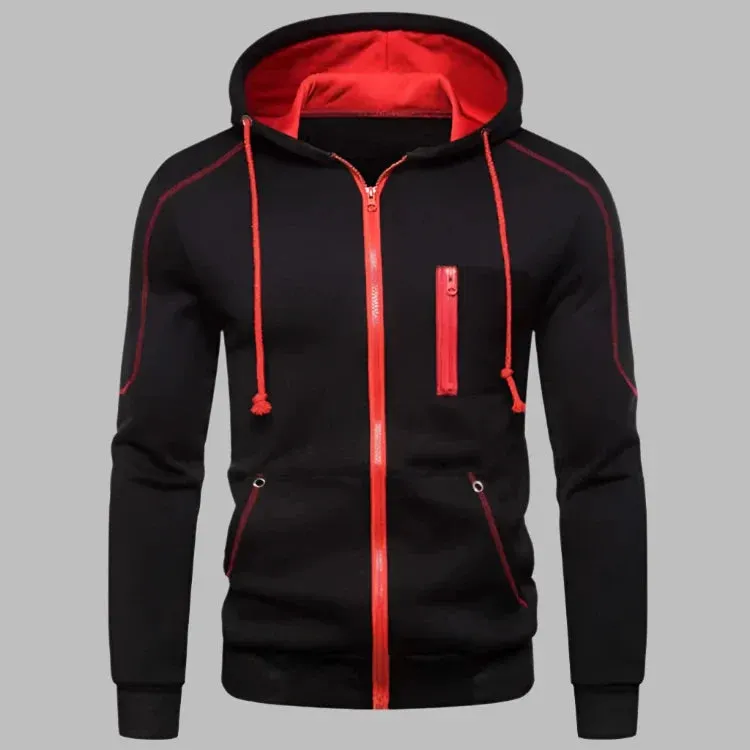 Ben Warm Kapuzenjacke | Warmer Herren Hoodie mit Reißverschluss für den Winter
