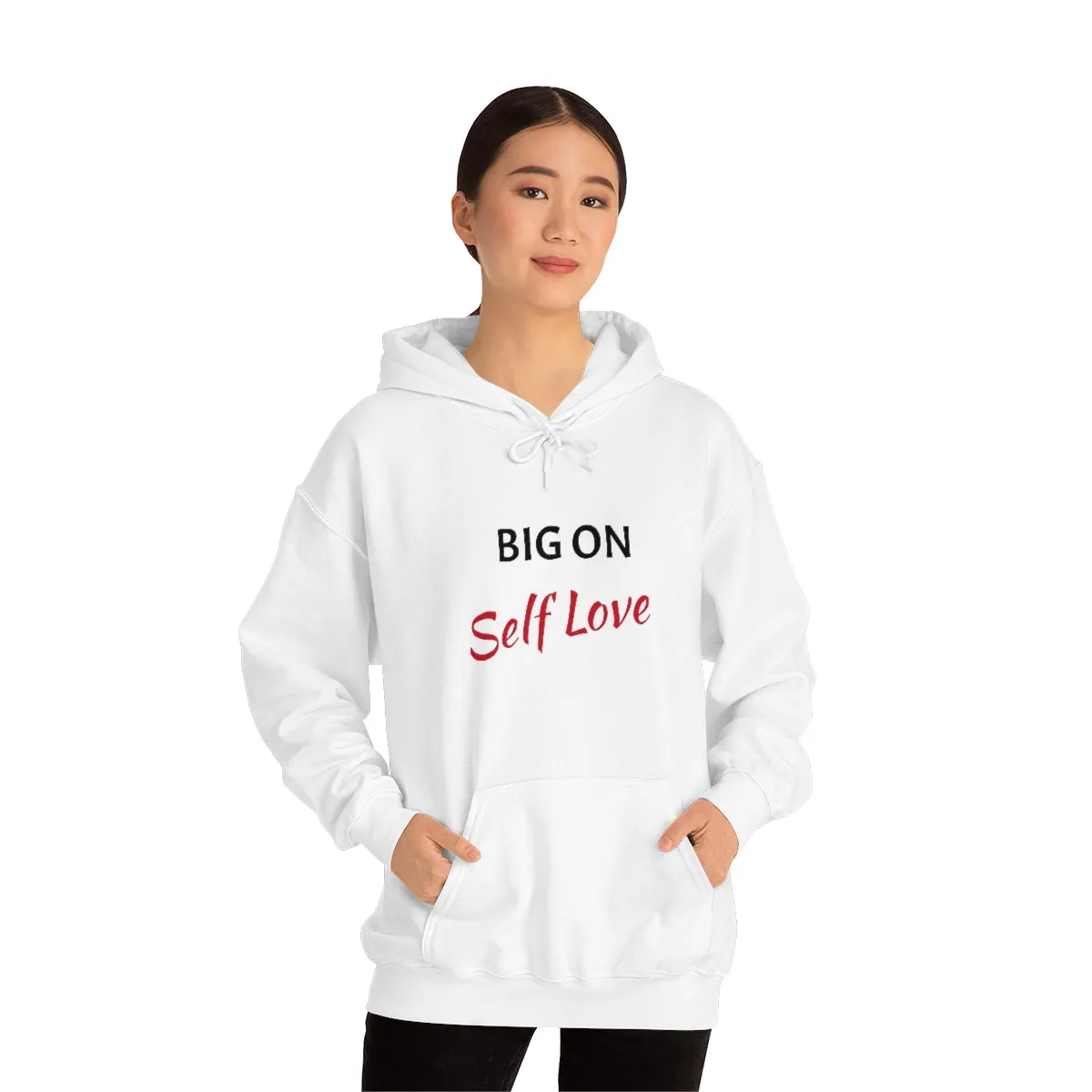 Big On Self Love Unisex Heavy Blend™ Hooded Sweatshirt