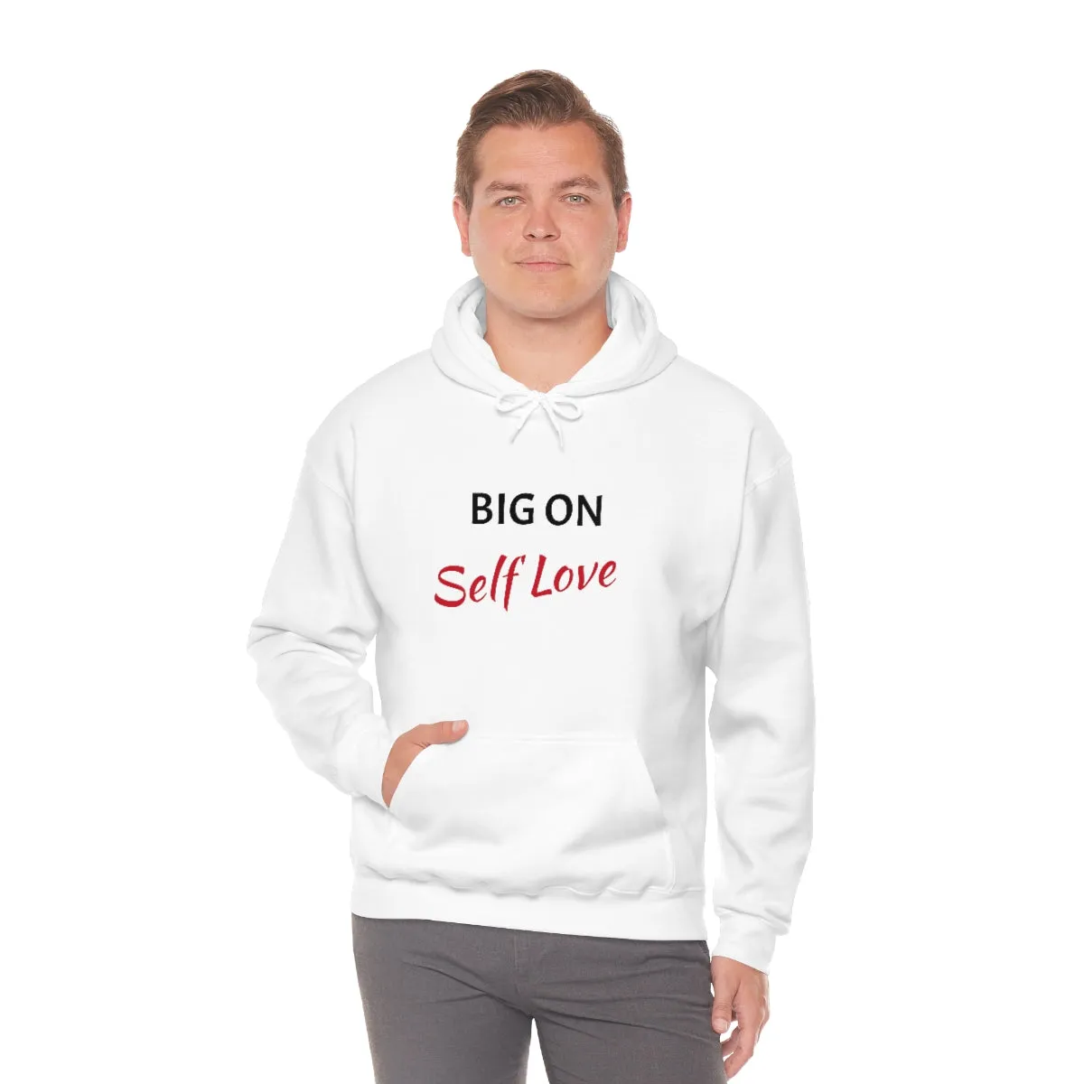 Big On Self Love Unisex Heavy Blend™ Hooded Sweatshirt