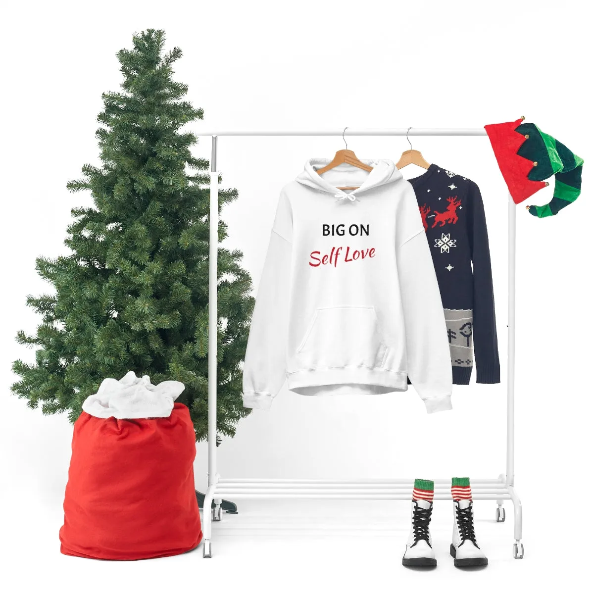 Big On Self Love Unisex Heavy Blend™ Hooded Sweatshirt
