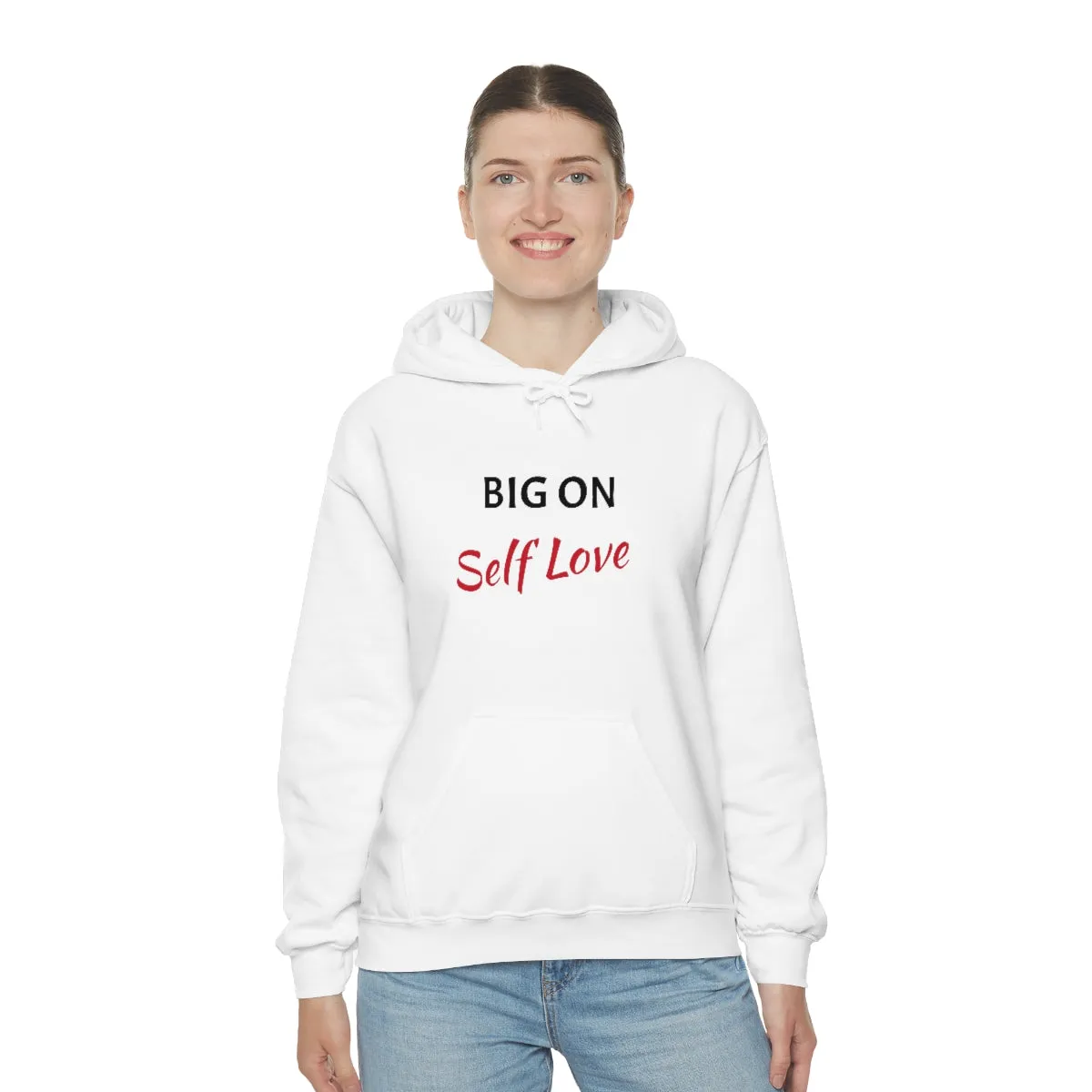 Big On Self Love Unisex Heavy Blend™ Hooded Sweatshirt