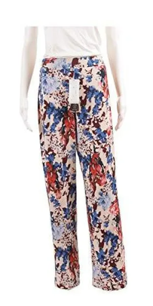 Boho Blush Tribal Print Wide Leg Pants Large, Print Multi