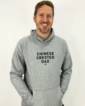 Chinese Crested Dad Illustration: Unisex Hoodie