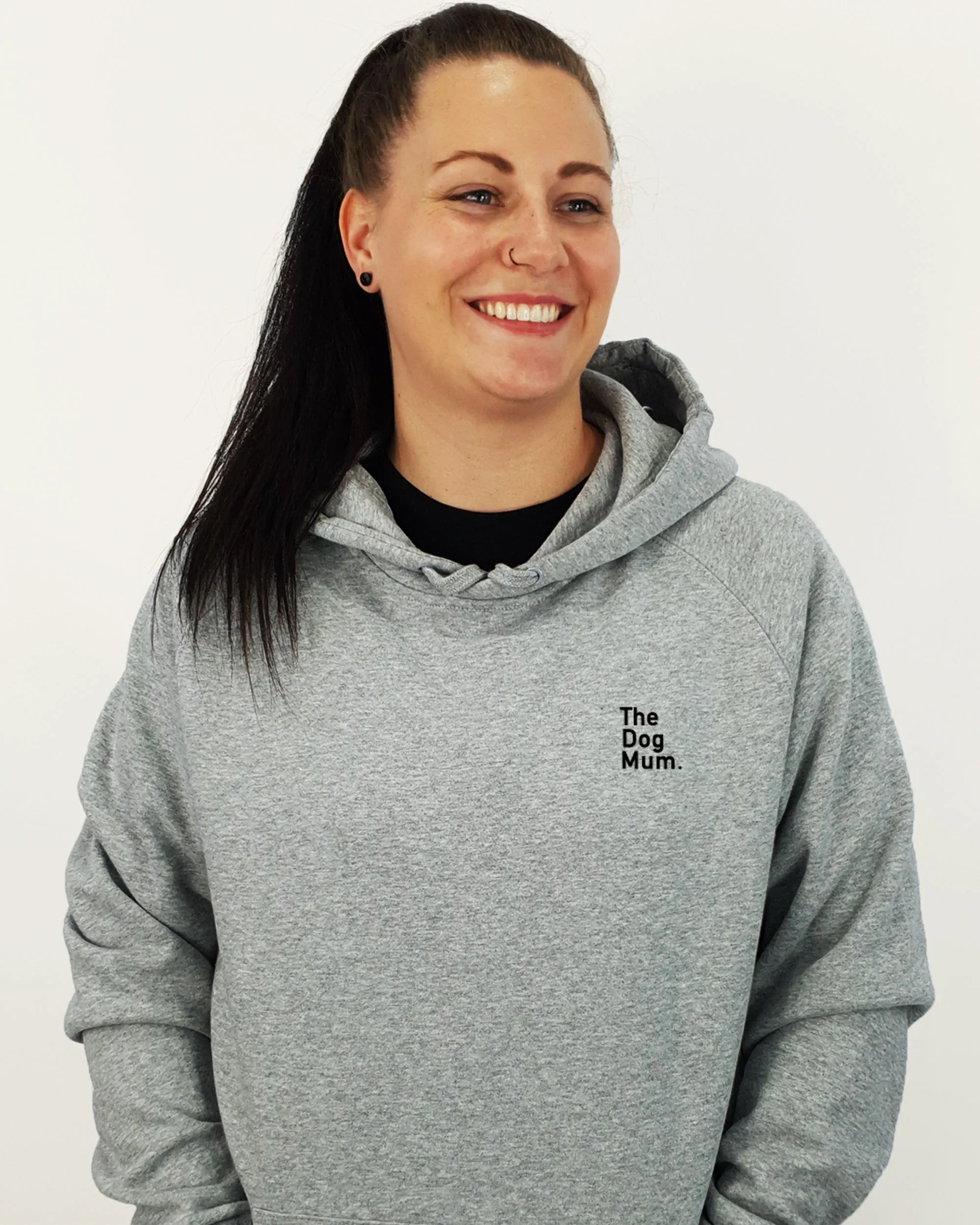 Chinese Crested Mum Illustration: Unisex Hoodie