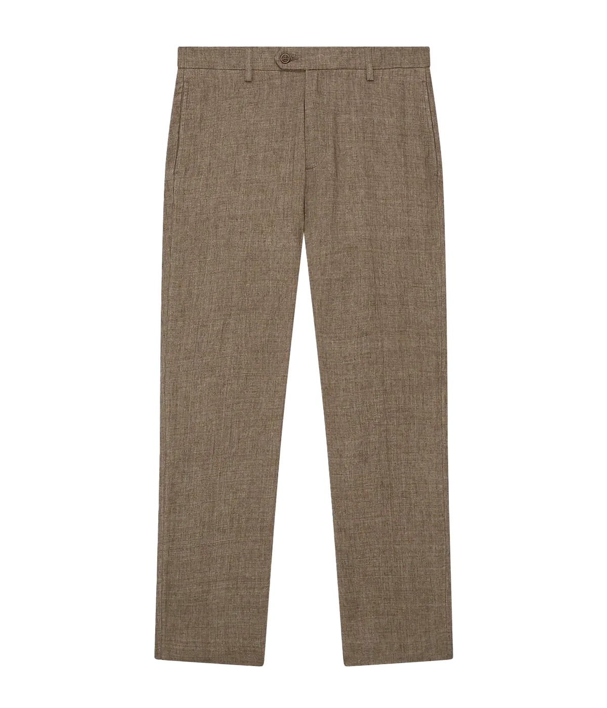 *FINAL SALE* Affonso Tailored Linen Trousers in Dark Truffle