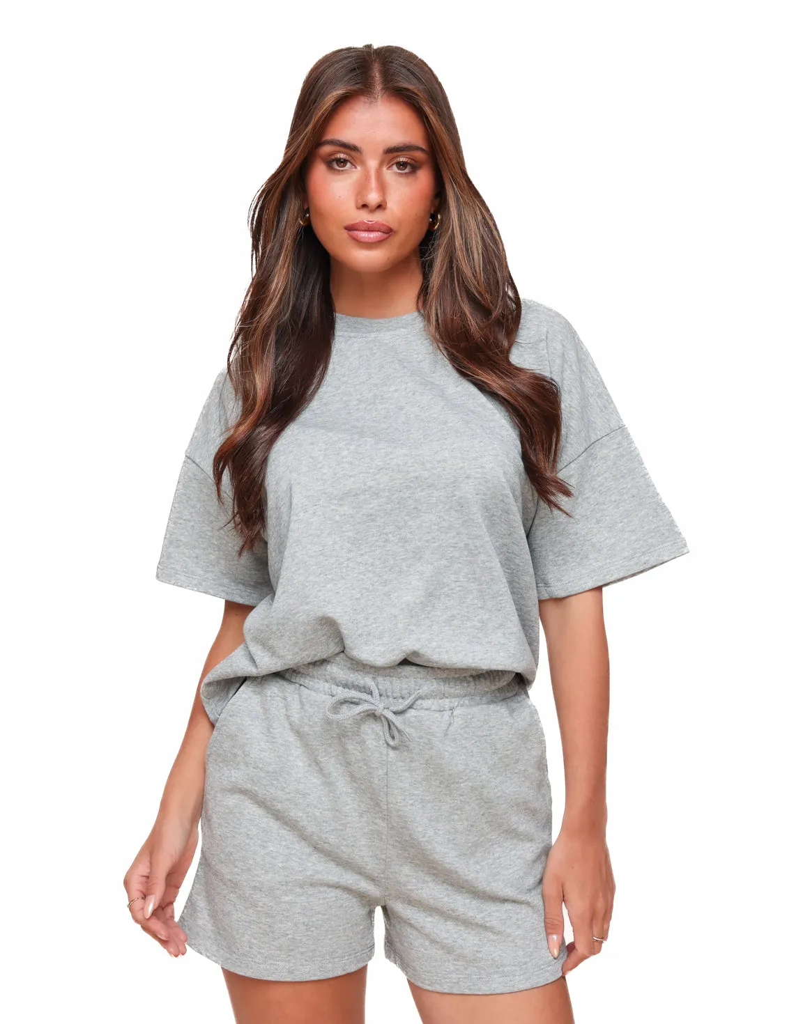 Grijze Zomerse Jogging - Short