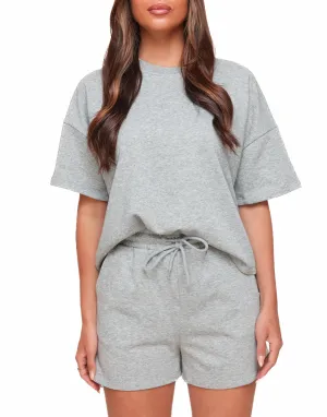 Grijze Zomerse Jogging - Short