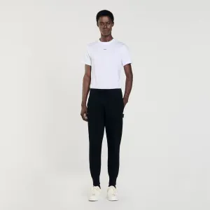 Home Jogging Patch En Cuir Knit Jogging Bottoms Black