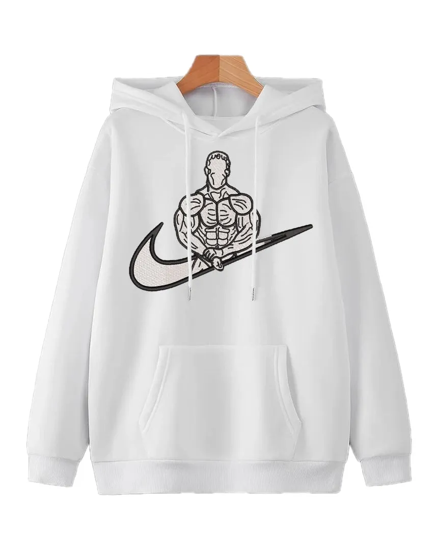 Hoodie Gym Kevin Levron White