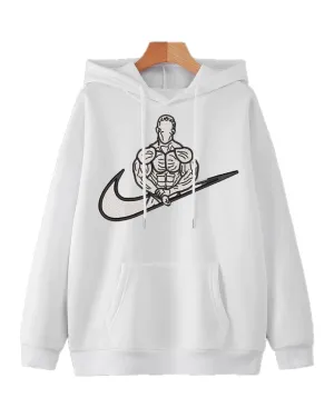 Hoodie Gym Kevin Levron White