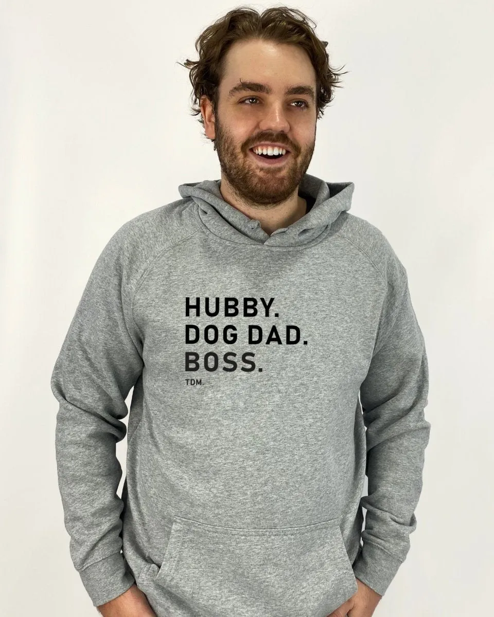 Hubby. Dog Dad. Boss. Hoodie