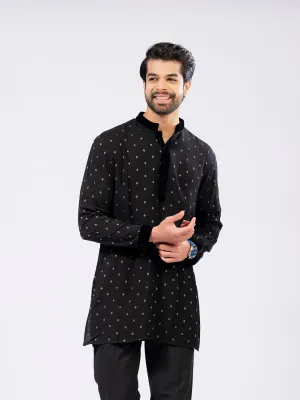 jacquard kurta