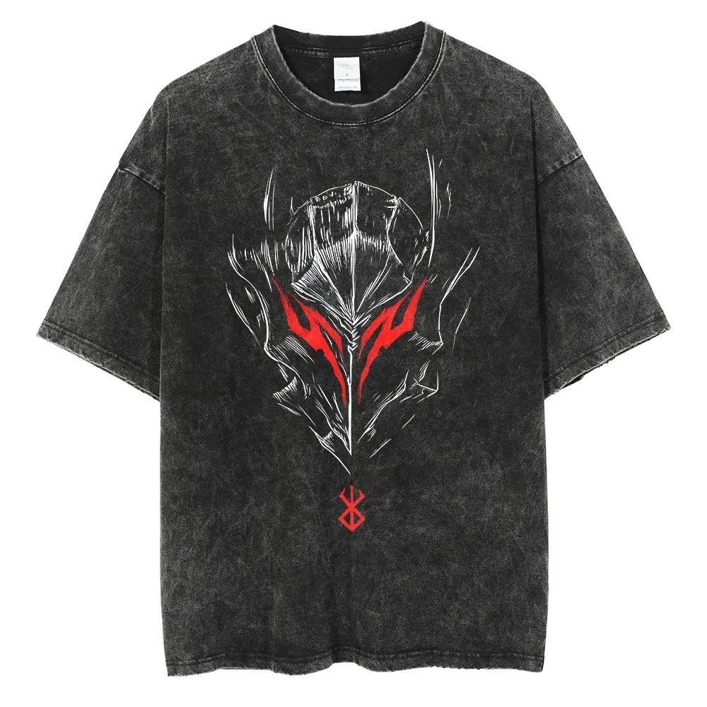 [KUJO] "Berserker Rage" Vintage Oversized T Shirt