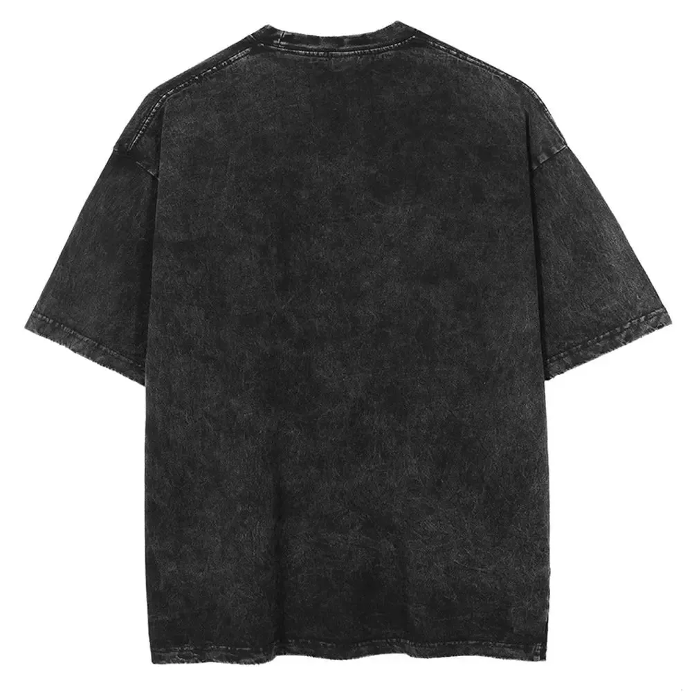 [KUJO] "Berserker Will" 2-Sided Vintage Oversized T Shirt