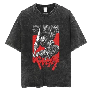 [KUJO] "Guts V2" Vintage Oversized T Shirt