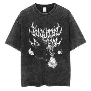 [KUJO] "Sorcerer" Vintage Oversized T Shirt