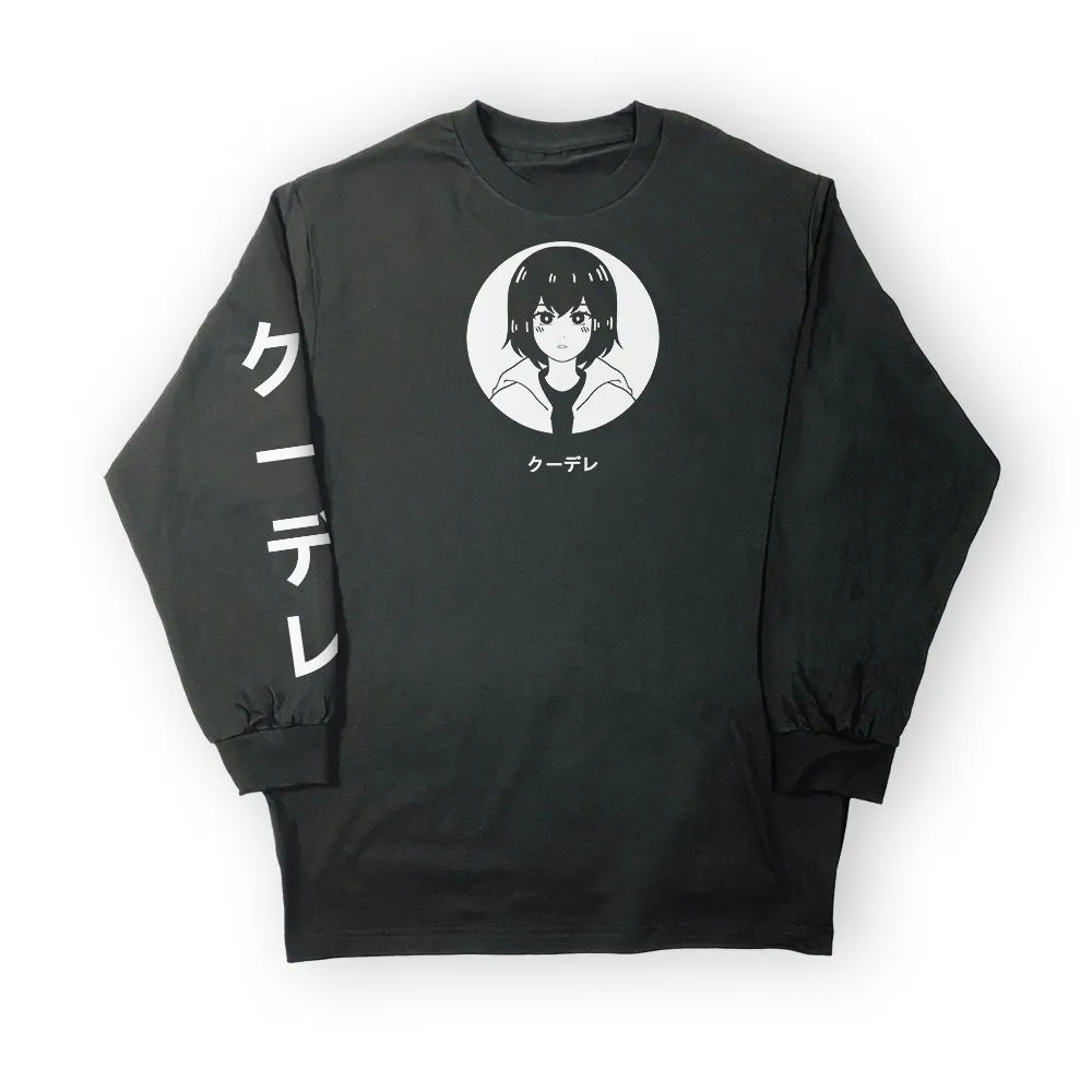 Kuudere Simple Anime Long Sleeve Tee