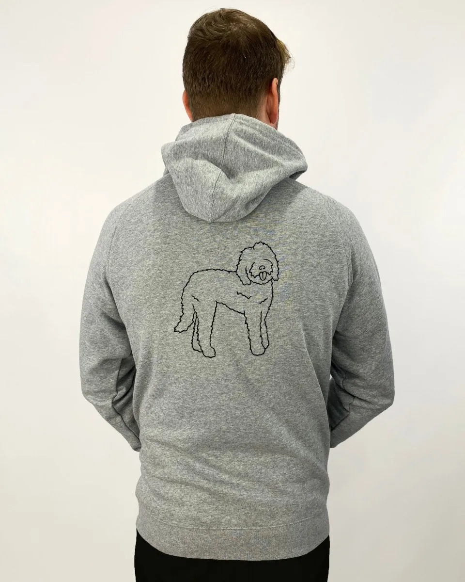 Labradoodle Dad Illustration: Unisex Hoodie