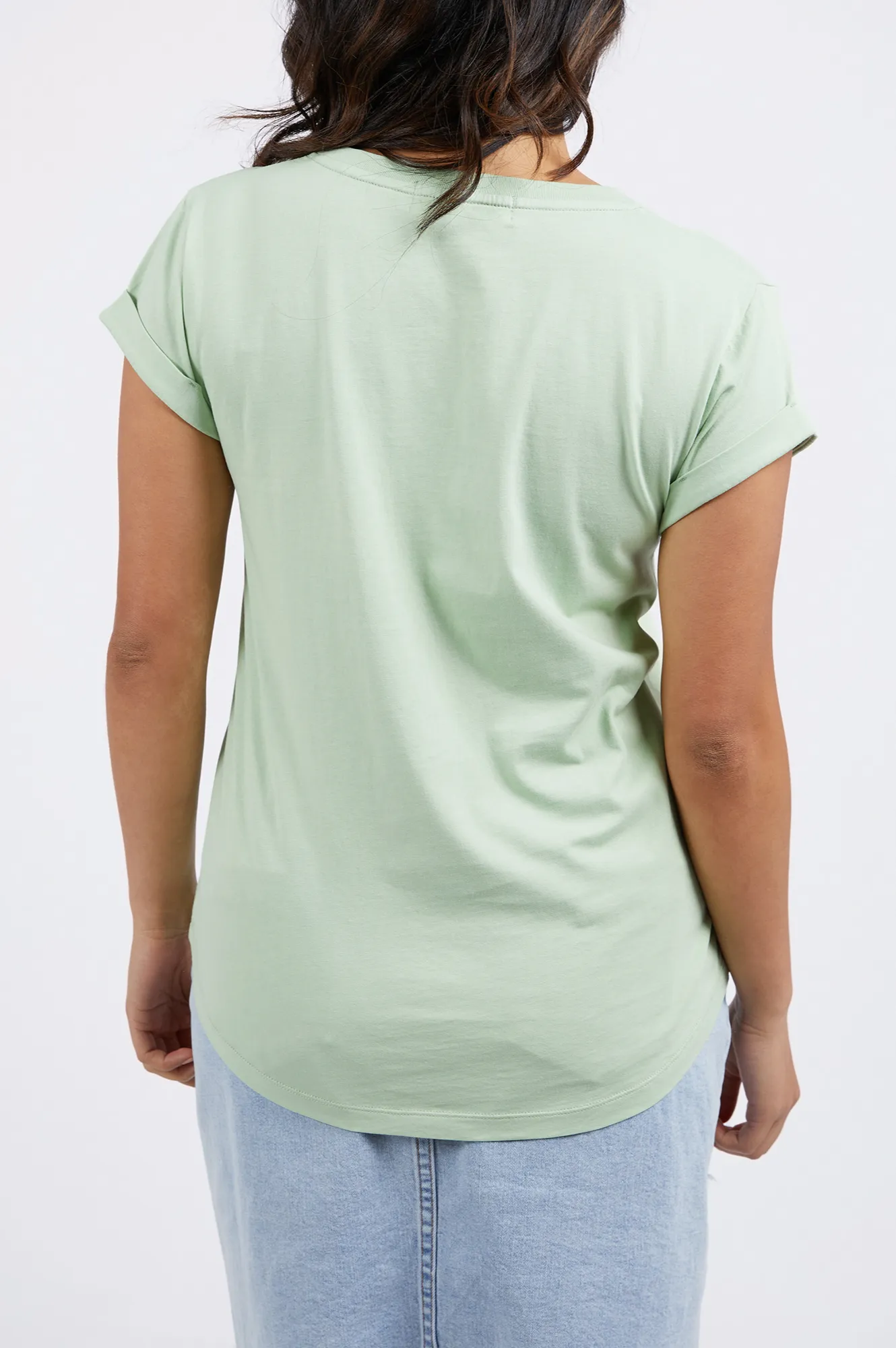 Manly Vee T-Shirt - Mint