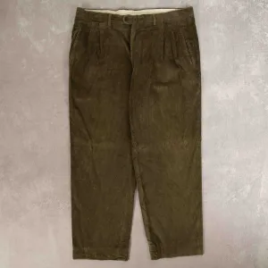MEN'S VINTAGE RELAXED CORD TROUSERS - W38 X L29
