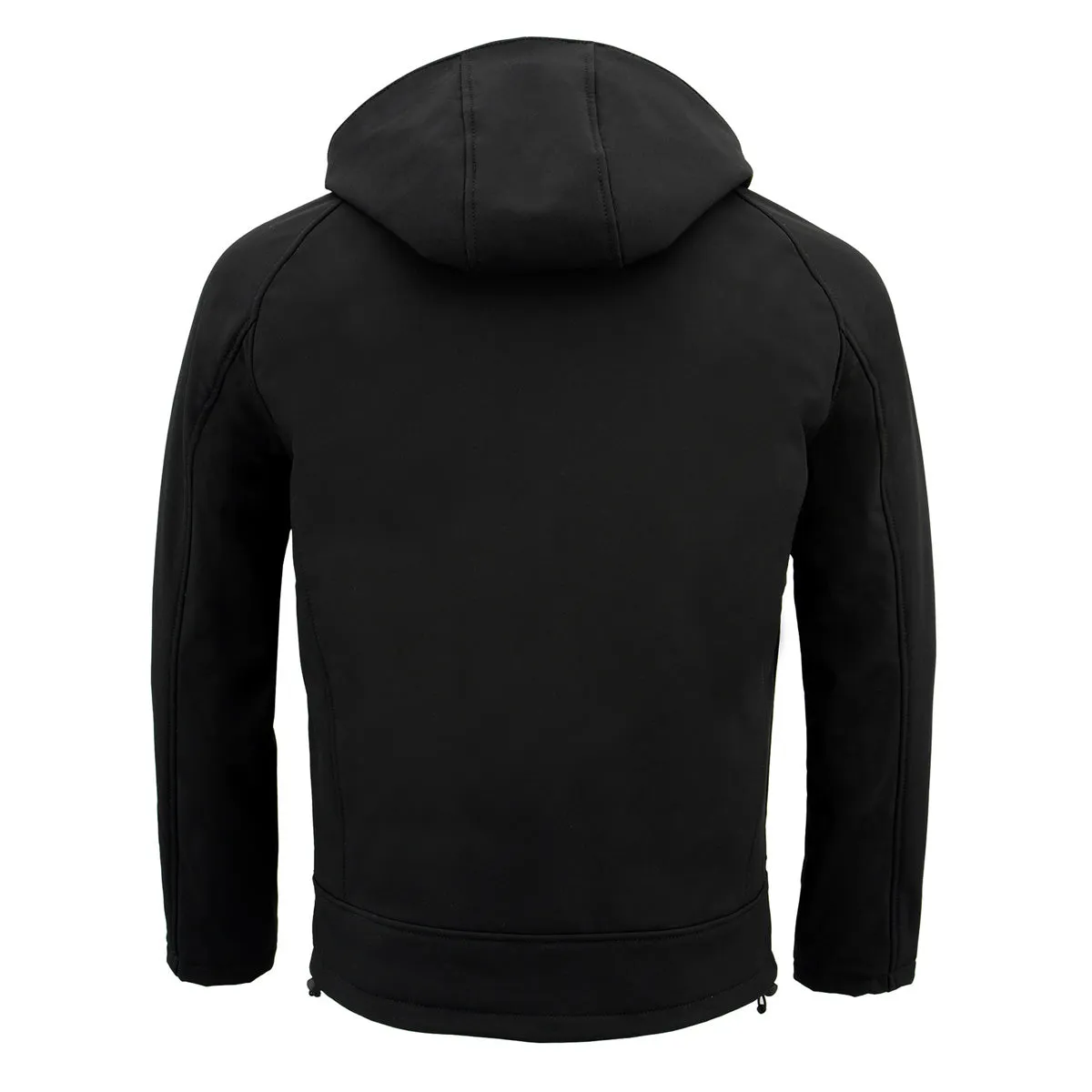 Nexgen Heat MPM1767SET Men's Black 'Heated' Soft Shell Hooded Zipper