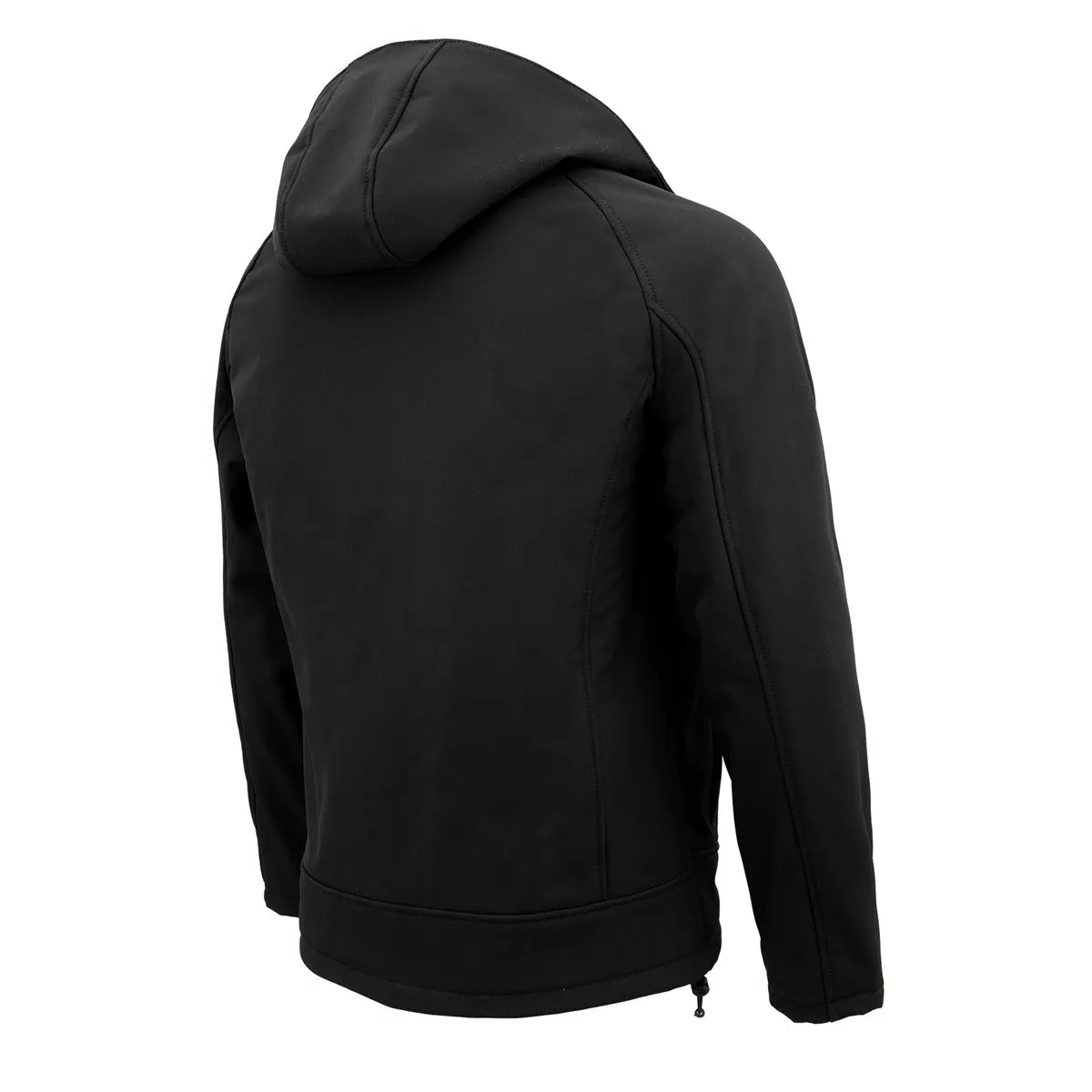Nexgen Heat MPM1767SET Men's Black 'Heated' Soft Shell Hooded Zipper