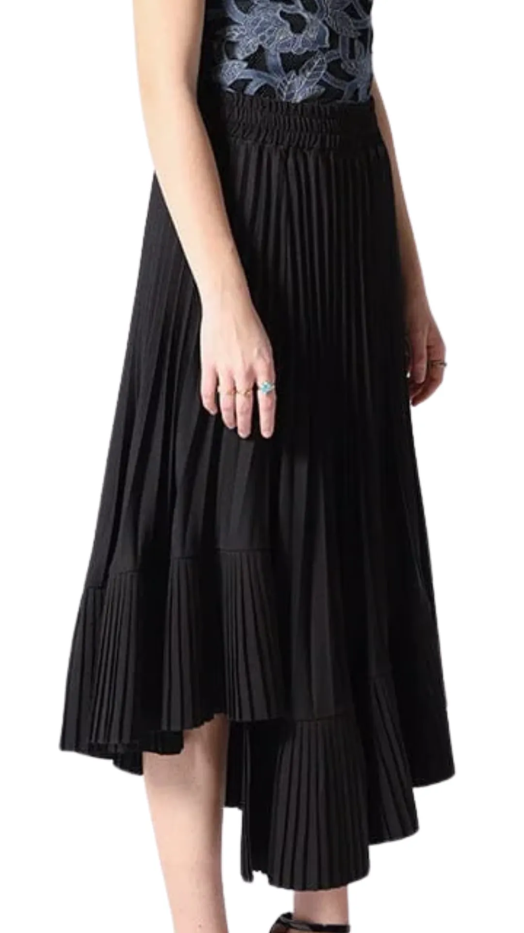 Pleats Flare Skirt