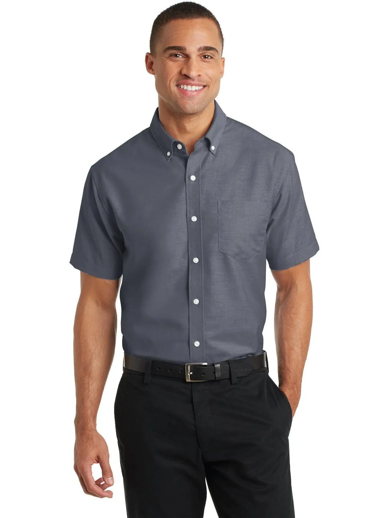 Port Authority Short Sleeve SuperPro Oxford Shirt