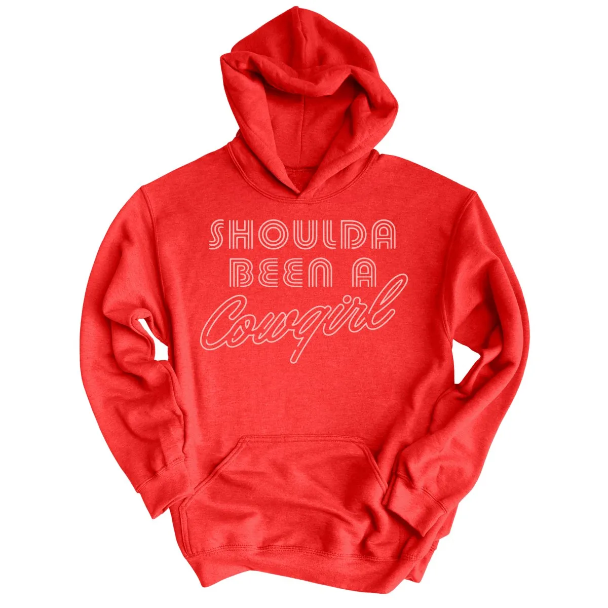 Should of Been a Cowgirl Retro Neon Hoodie