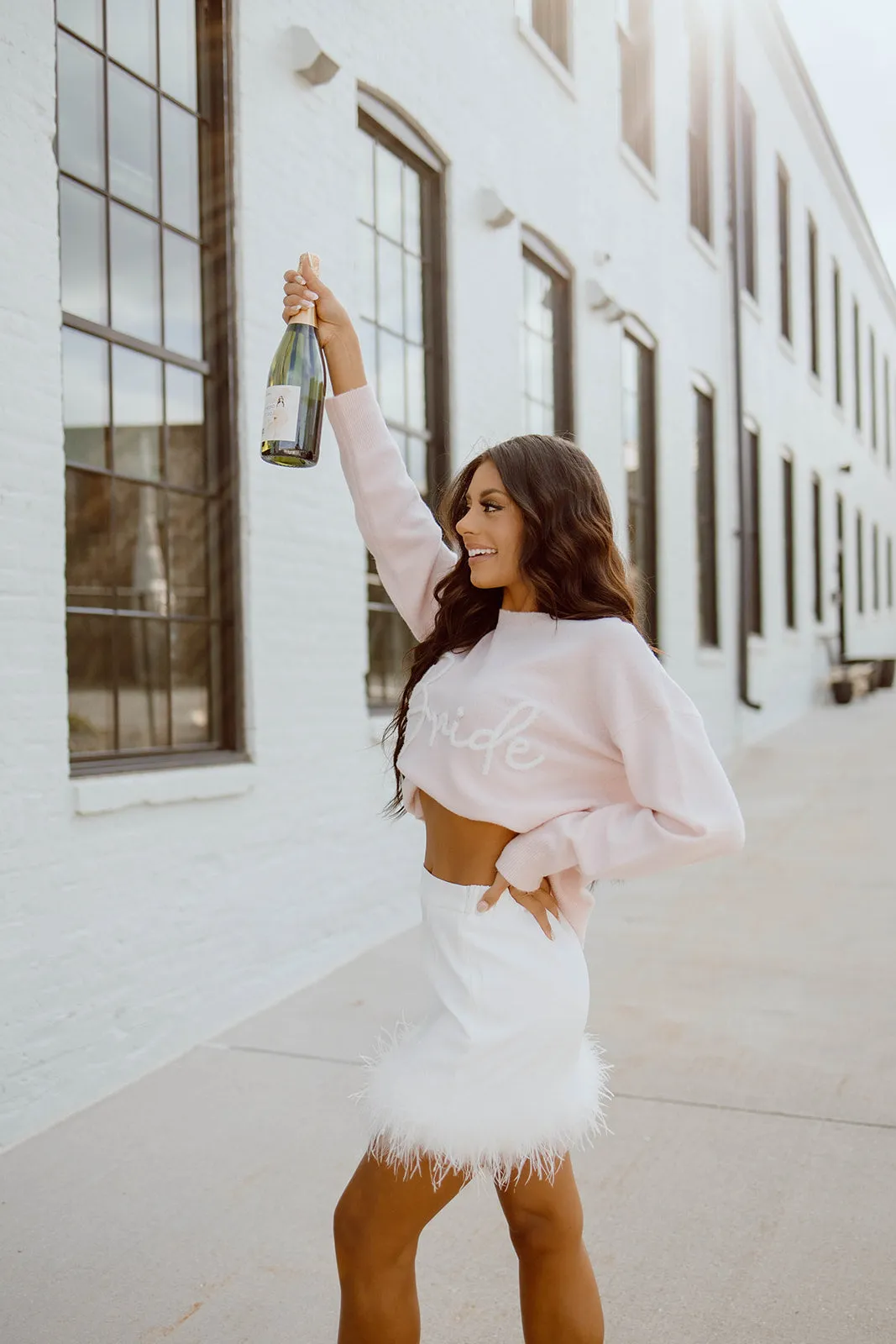 Sloane Feather Mini Skirt