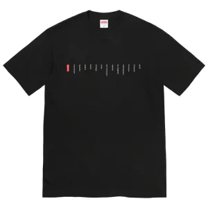 Supreme Location Tee Black