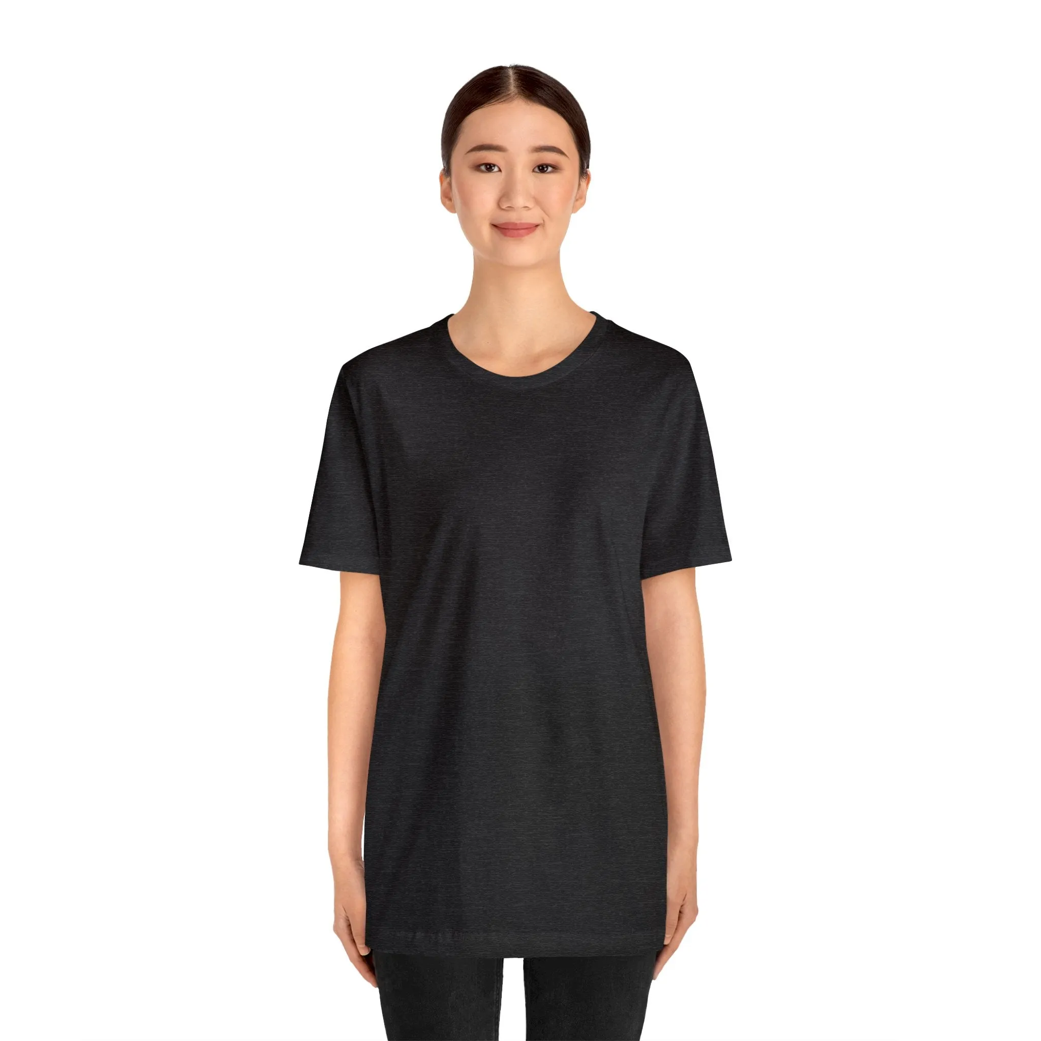 Unisex Jersey Short Sleeve Dark Heather Grey T Shirt