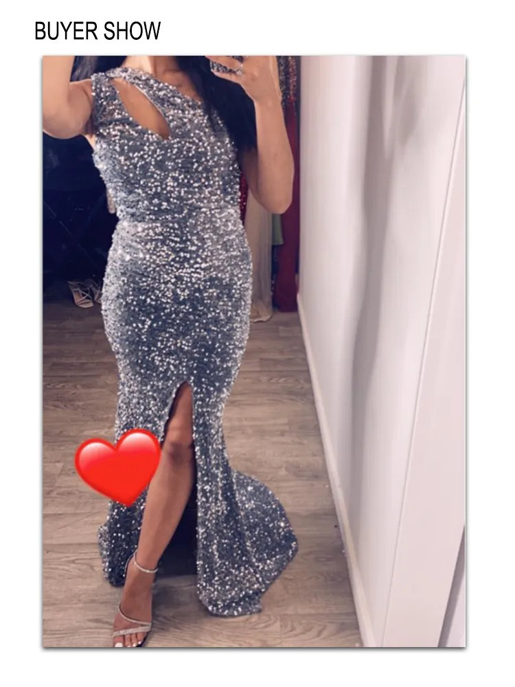 Velvet Elegant Evening Gown