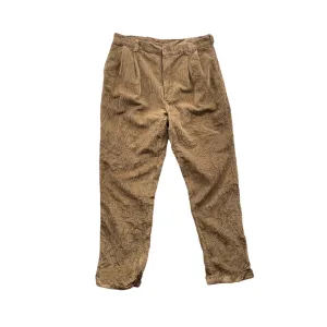 Vintage Jos. A. Bank Men's Camel Brown Relaxed Corduroy Trousers